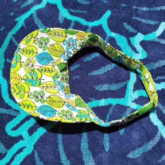 Vera Bradley Limited Edition Ladies Sun Visor - Retired Limes Up Pattern - Picture 3 of 7